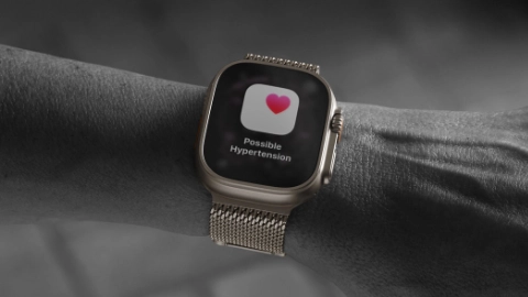 Tampilan Fitur Hypertension Notifications di Apple Watch Ultra 3